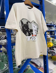 Paly Hollywood T Shirts Heavyweight high-quality pure cotton streetwear