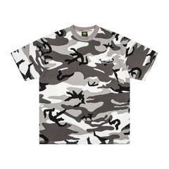 CORTEIZ T-shirt Y2K Urban Snow Camo Oval Printed Oversized Streetwear Tee
