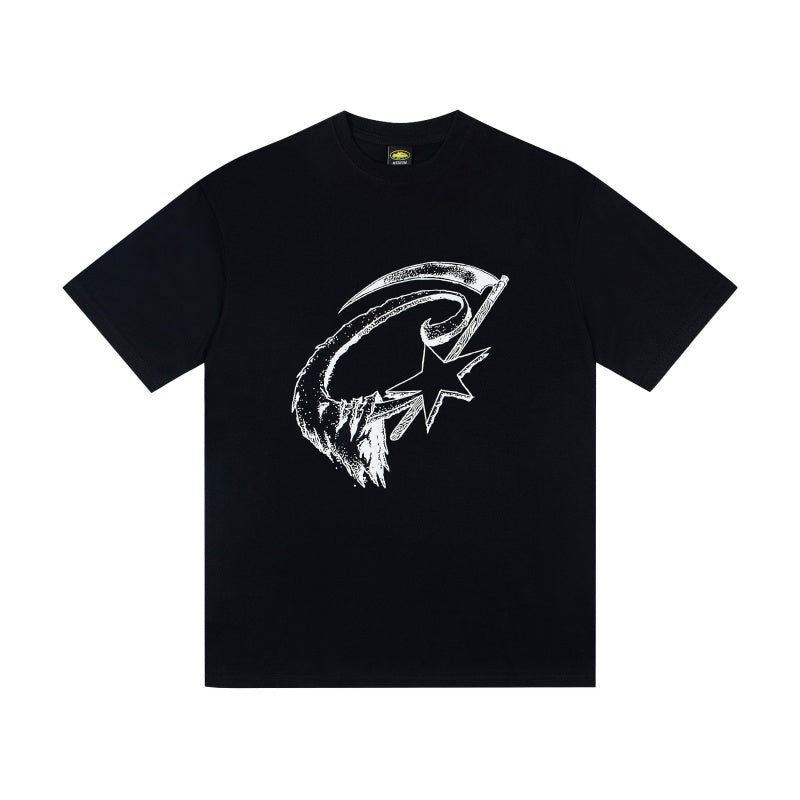 CORTEIZ T-shirt Y2K Heavyweight Hands Print Oversized Streetwear T-Shirt