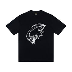 CORTEIZ T-shirt Y2K Heavyweight Hands Print Oversized Streetwear T-Shirt