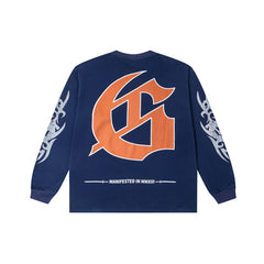 Godspeed Long sleeved shirts High-quality trendy pure cotton spring and autumn