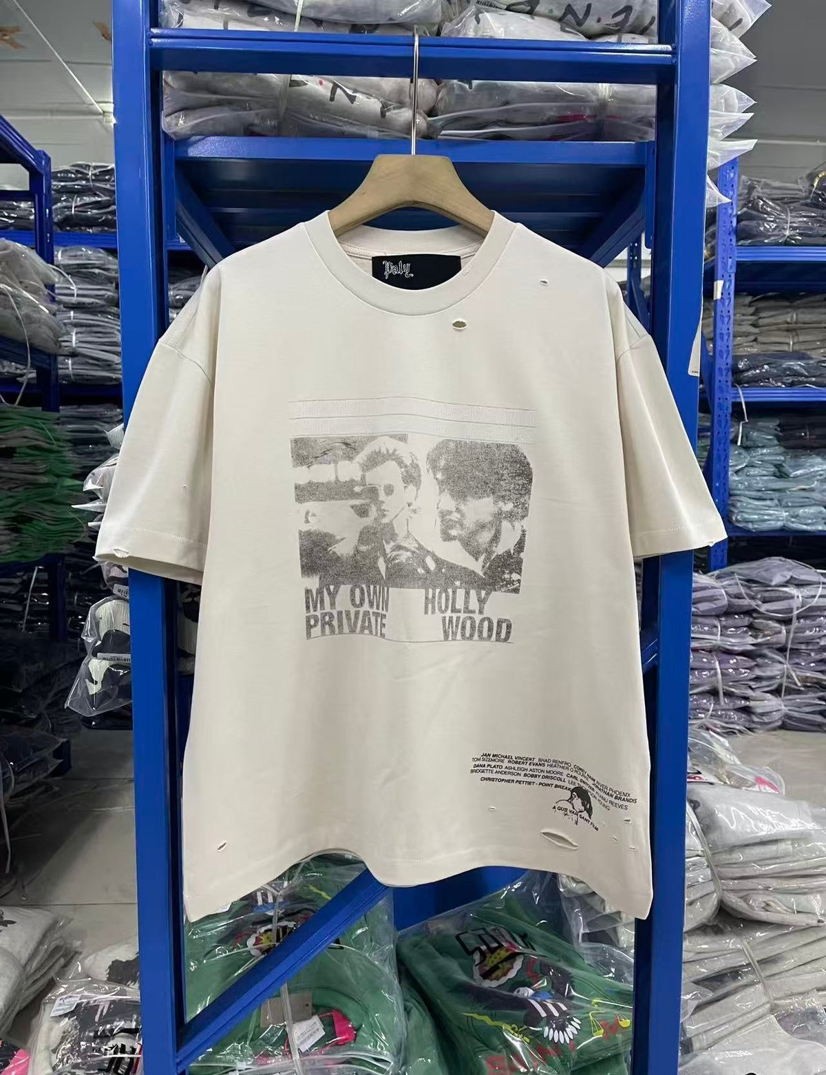 Paly Hollywood T Shirts Heavyweight high-quality pure cotton streetwear
