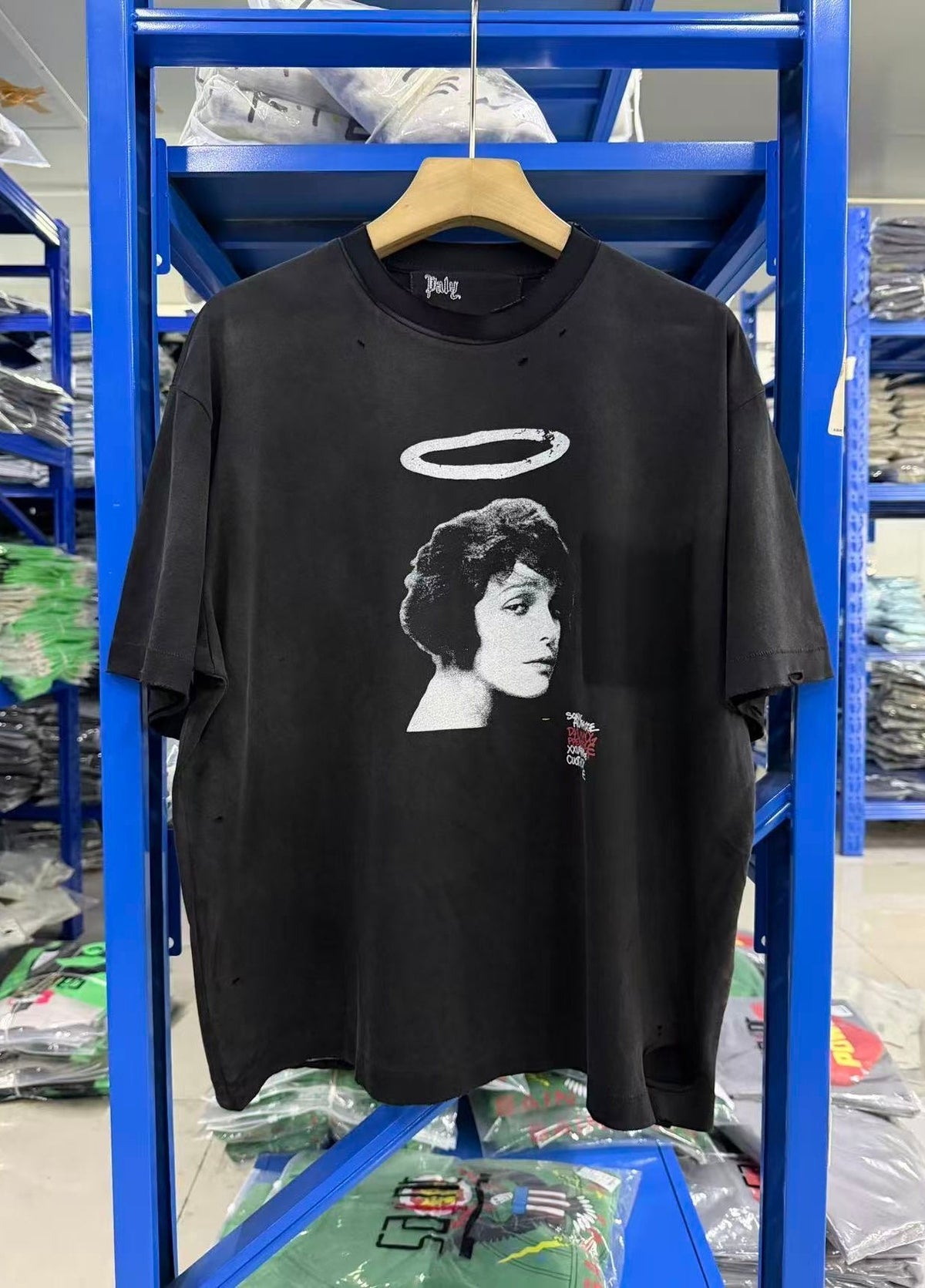 Paly Hollywood T Shirts Heavyweight high-quality pure cotton streetwear