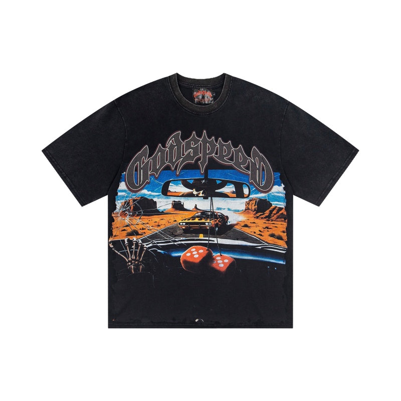 Godspeed T Shirts High-quality trendy pure cotton spring and autumn