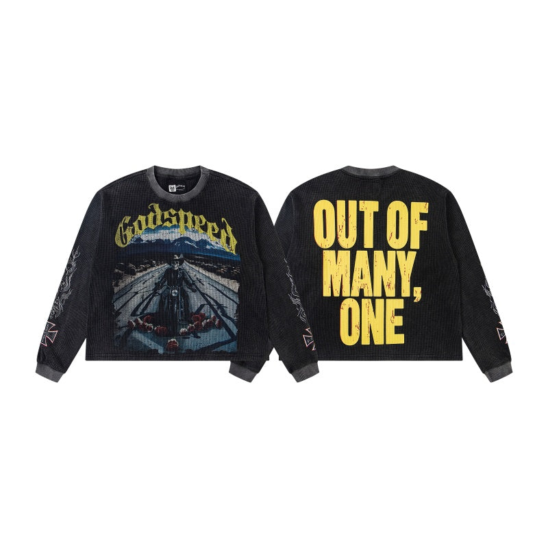 Godspeed Long sleeved shirts High-quality trendy pure cotton jacket for spring and autumn