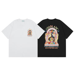 Casablanca T SHIRTS High-quality pure cotton streetwear