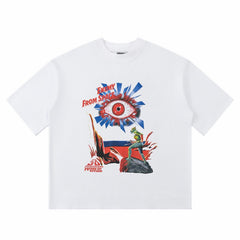 HOUSE OF ERRORS T Shirts High-quality pure cotton "Big Eye" high-street apparel 240g Double-Yarn Cotton