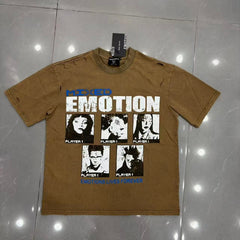MIXED EMOTION T SHIRTS High-quality streetwear made from 260g pure cotton
