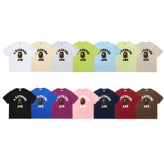 Bathing Shark print bape T Shirts