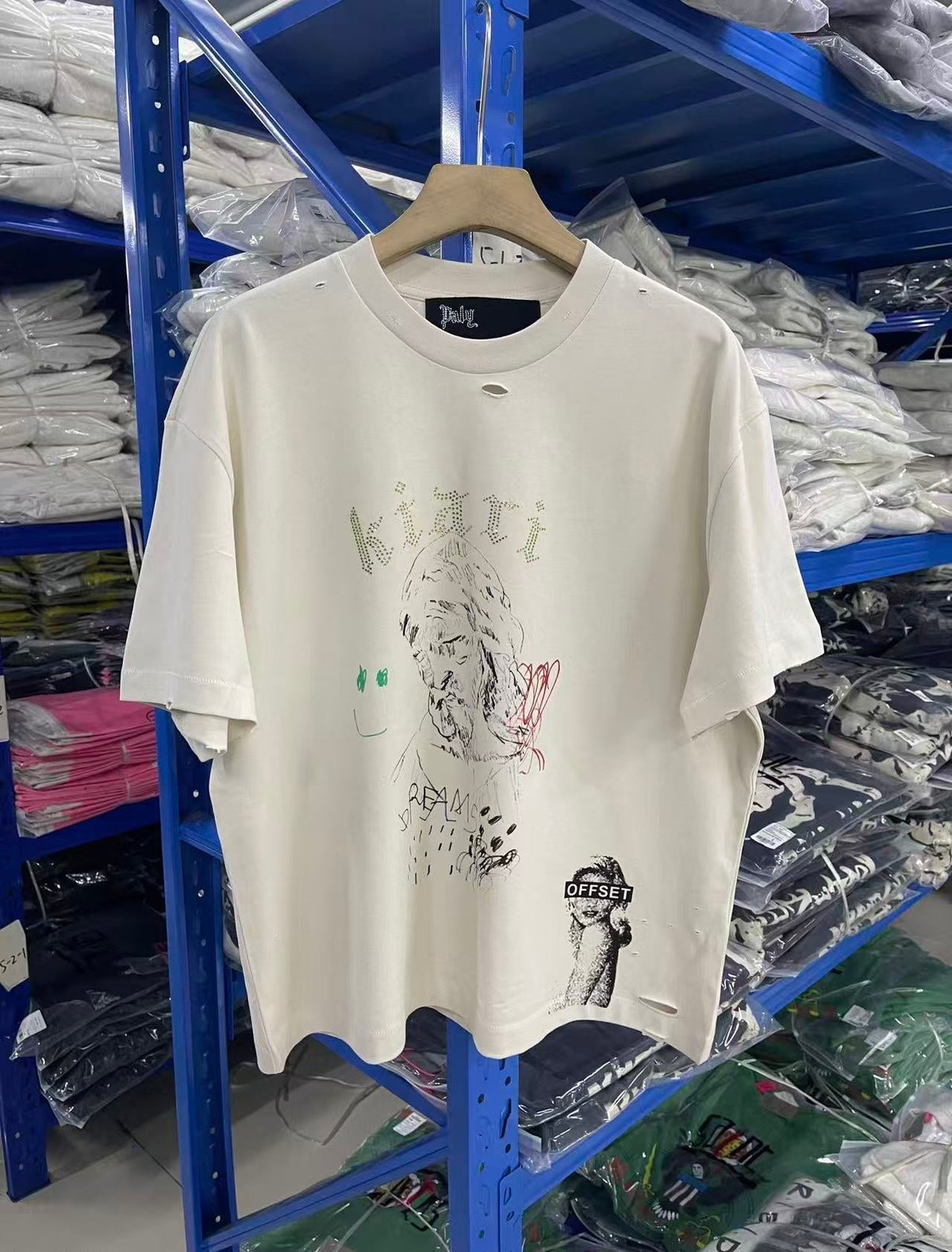 Paly Hollywood T Shirts Heavyweight high-quality pure cotton streetwear