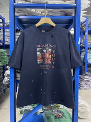 Paly Hollywood T Shirts Heavyweight high-quality pure cotton streetwear