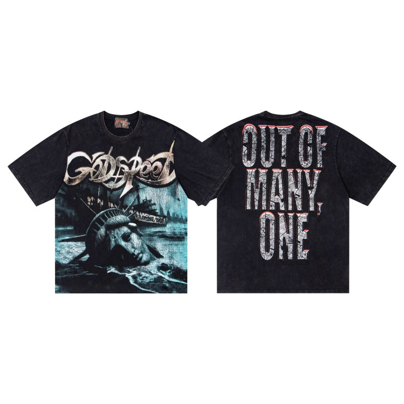 Godspeed T Shirts High-quality trendy pure cotton spring and autumn