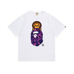 Bathing Shark print T Shirts