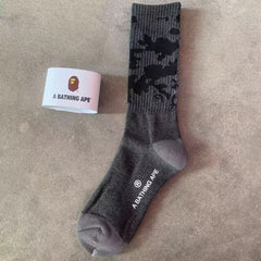 Bathing Shark print Socks ape head socks men and women medium tube towel bottom outdoor actual combat elite training sports basketball socks