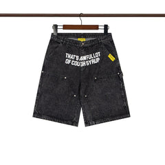 COUGH SYRUP Denim shorts Washable