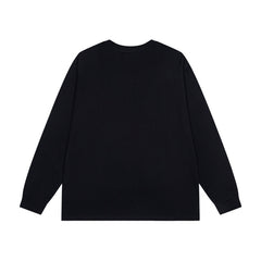 CORTEIZ Long-Sleeve Top Y2K Neon Blue Pink Script Printed Oversized Long Sleeve Tee