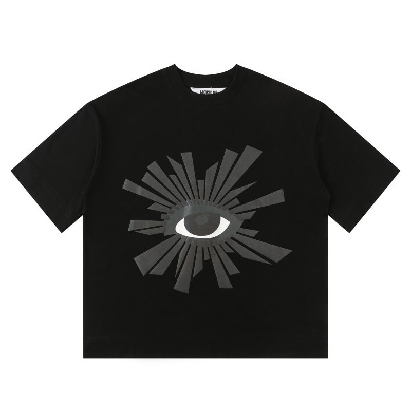 HOUSE OF ERRORS T Shirts High-quality pure cotton "Big Eye" high-street apparel 240g Double-Yarn Cotton