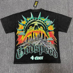 Godspeed T Shirts 100% pure cotton 260g fabric Streetwear fashion