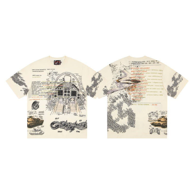 Godspeed T Shirts High-quality trendy pure cotton spring and autumn