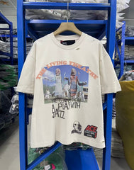 Paly Hollywood T Shirts Heavyweight high-quality pure cotton streetwear