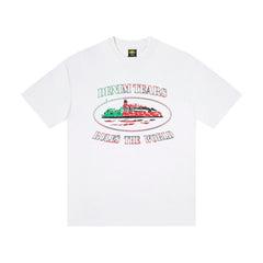 CORTEIZ T-shirt Y2K Heavyweight Oval Graphic Oversized Streetwear T-Shirt