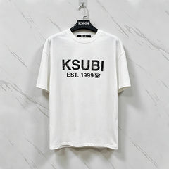KSUBI T SHIRTS High-quality 260g 32-count double-yarn pure cotton streetwear—suitable for all seasons.