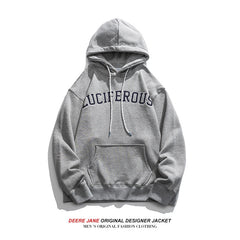 Men Pullover Hoodie Spring Sweater Men's Spring and Autumn Loose Top