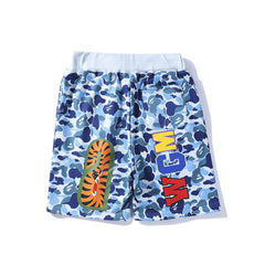 Bathing Shark print Shorts Camo Alphabet Shark WGM print beach pants