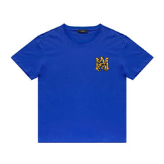 Amiri T Shirt Letter Print Casual Hip Hop Short Sleeve T-shirt