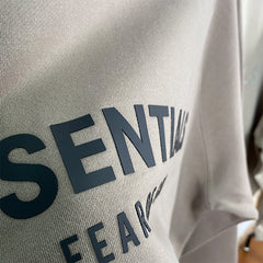 Fog Essentials Hoodie Offset Logo Fleece Hooded Sweater