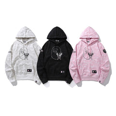 Bathing Shark print Hoodie Miami Camo Sweater Casual