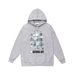 Bathing Shark print Hoodie Autumn/Winter Letter Print Loose Hoodie Pullover Ape Sweater