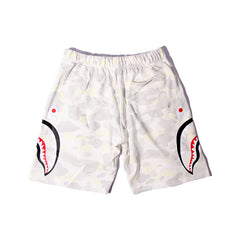 Bathing Shark print Shorts Camo luminous shark side print five-point pants straight beach pants