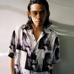 GUILTYPARTIES TIGER Shirts 22ss Joint Bob Marley Hawaiian Casual Print Short Sleeve Shirt Men