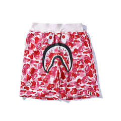 Bathing Shark print Shorts Camo Alphabet Shark WGM print beach pants