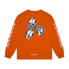 CHH Chrome Heart Long Sleeve Shirt Unisex Fashion Loose Long Sleeve Shirt