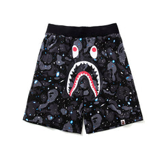 Bathing Shark print Shorts Shark Head Luminous Shorts Straight Beach