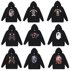 Bathing Shark print Hoodie Fall/Winter Hooded Sweater