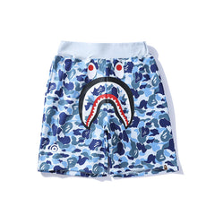 Bathing Shark print Shorts Camo Alphabet Shark WGM print beach pants