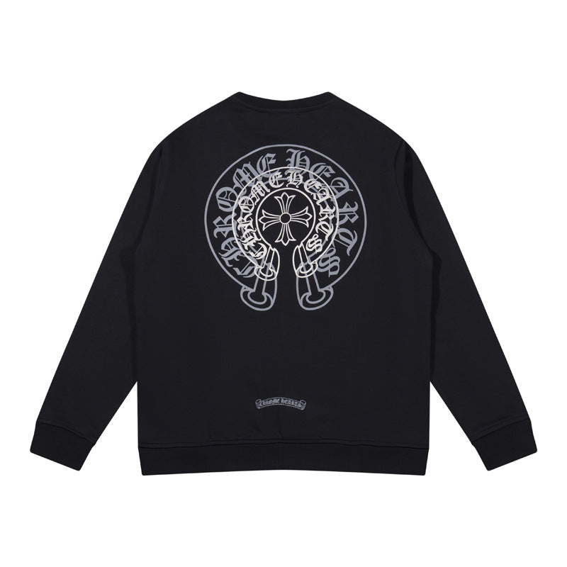 CHH Chrome Heart Long Sleeve Shirt Unisex Fashion Loose Long Sleeve Shirt