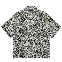 GUILTYPARTIES TIGER Shirts Leopard Rayon Hawaiian Short Sleeve Shirt Beach Shirt Men
