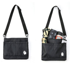 Bathing Shark print Bag Padded shoulder messenger bag