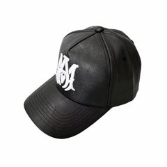 Amiri hat embroidery leather