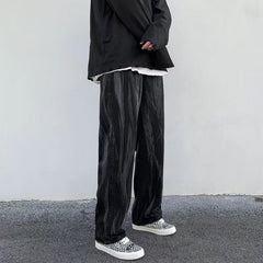 Men Jeans Hip Hop Tie-Dye Loose Wide-Leg Pants