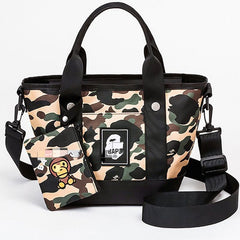Bathing Shark print Bag Wallet Two-piece Set