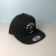 Bathing Shark print Hat Ape Head Cap Versatile Flat Edge Baseball Cap