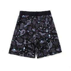 Bathing Shark print Shorts Shark Head Luminous Shorts Straight Beach