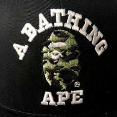 Bathing Shark print Hat Ape Head Cap Versatile Flat Edge Baseball Cap