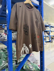 Paly Hollywood T Shirts Heavyweight high-quality pure cotton streetwear