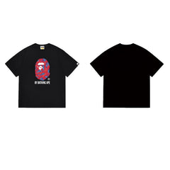 Bathing Shark print T Shirts High-quality 100% cotton streetwear
